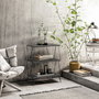 Hanah Home Mesa Lateral Antracita 46x76x30 cm